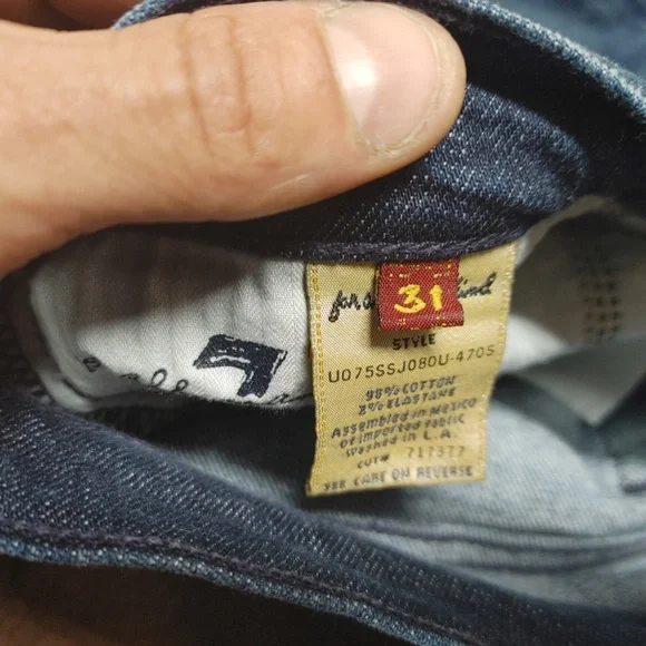 7 For All Mankind Women's Bootcut Jeans size 31 - Picture 3 of 6